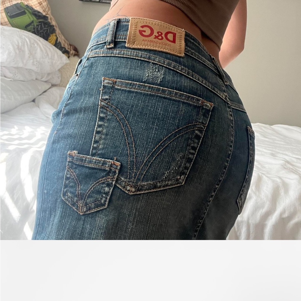 Dolce & gabbana denim skirt size 25